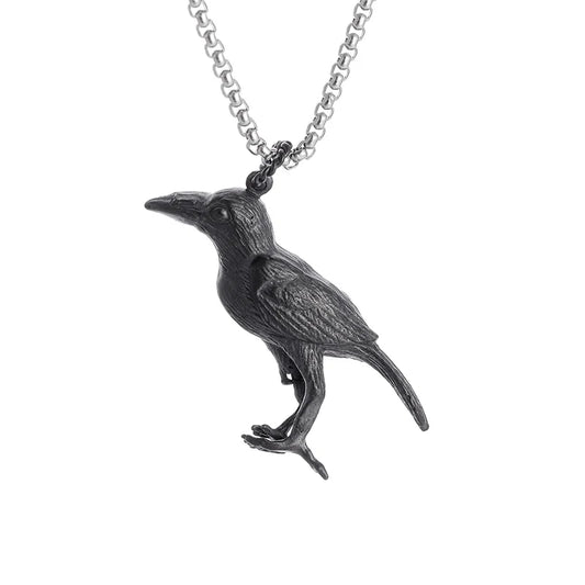 Black Raven Necklace