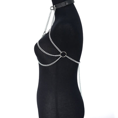 Ringed Chain Chest Harness