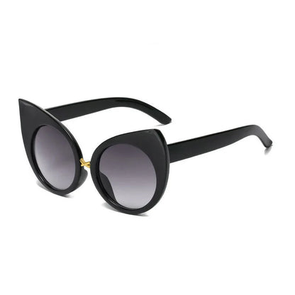 Dark Black Gothic Cat Eyes Sunglasses