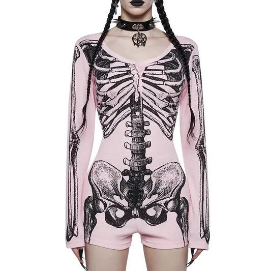 Living Dead Girl Skeleton Jumpsuit