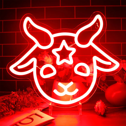 Baphomet Neon LED Light