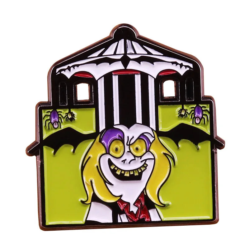 Beetlejuice Enamel Pins