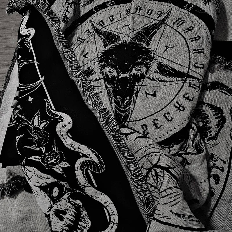 Baphomet Throw Blanket