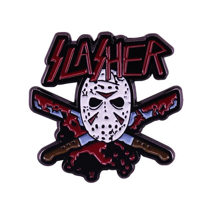 Horror Movie Enamel Pins