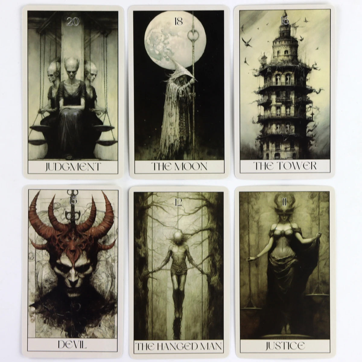 Horror Tarot Cards