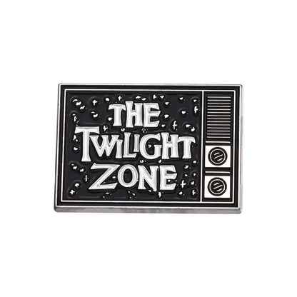 Horror Movie TV Set Enamel Pins