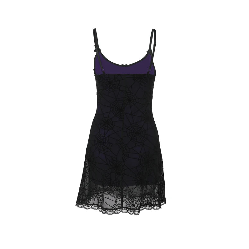 Violet Nights Spider Web Dress