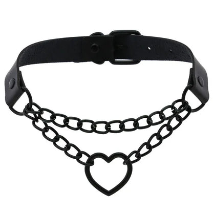 Black Punk Choker Necklace