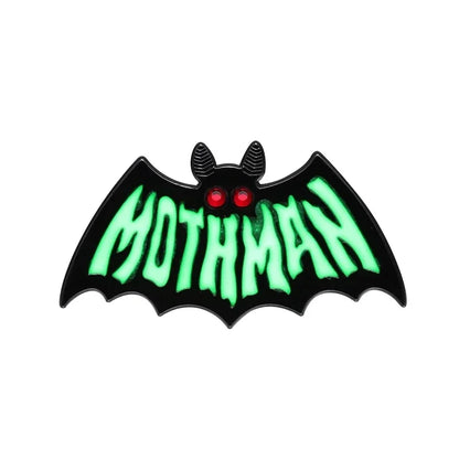 Mothman Enamel Pins