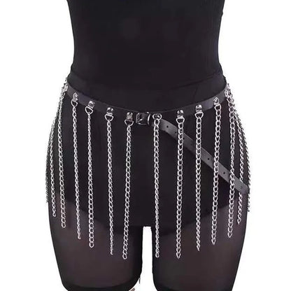 Chain Tassel Punk Belt