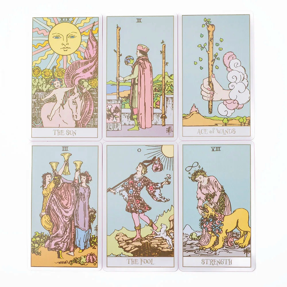 Pink Border Tarot Cards