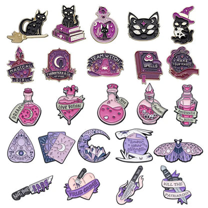 Purple Magic Enamel Pins