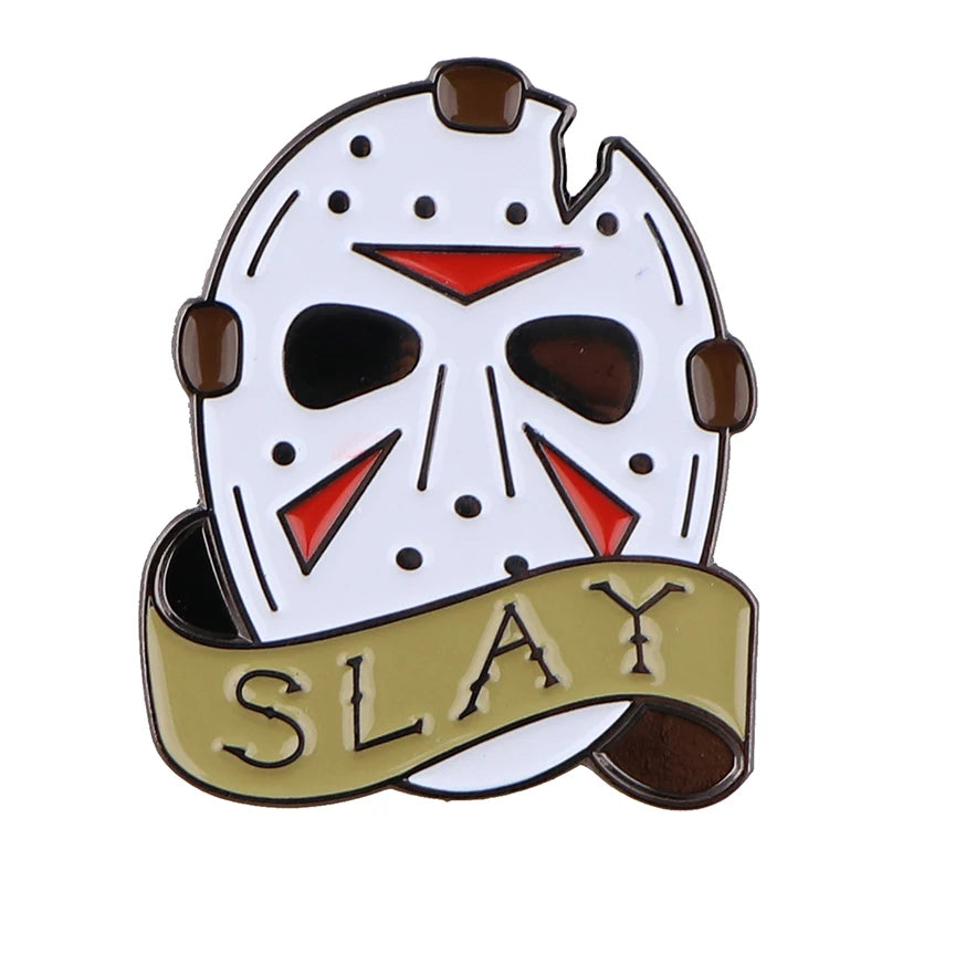 Horror Movie Enamel Pins