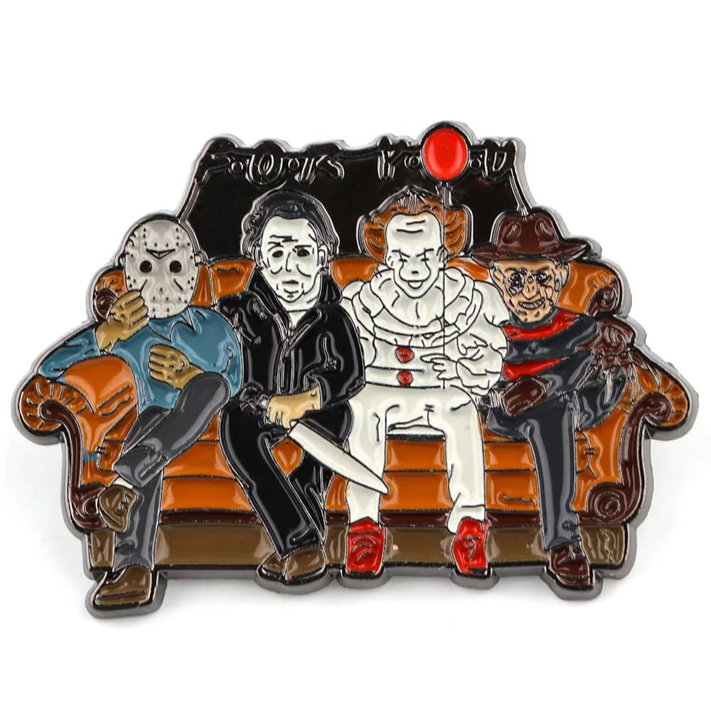 Horror Movie Enamel Pins