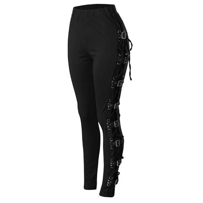 Gothic Buckled Alternative Pants