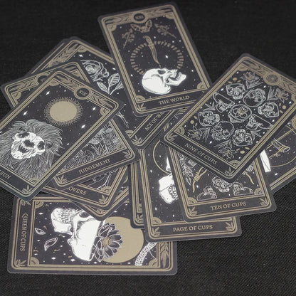 Black and Gold Tarot Card Deck