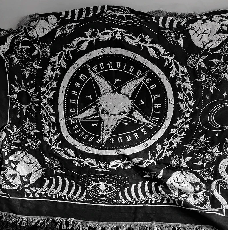 Baphomet Throw Blanket