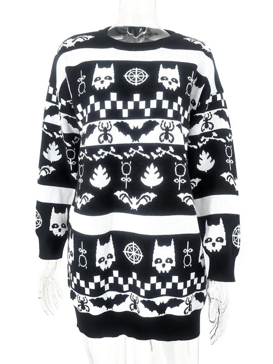 Dark Goth Xmas Sweater