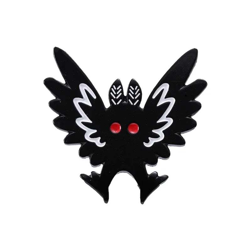 Mothman Enamel Pins