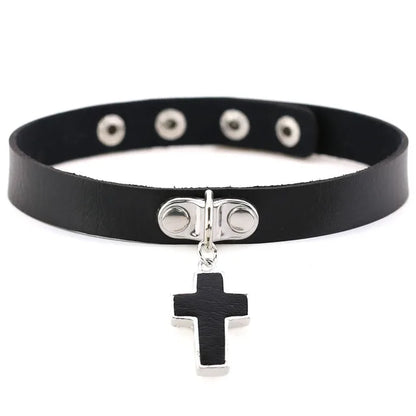 Black Punk Choker Necklace