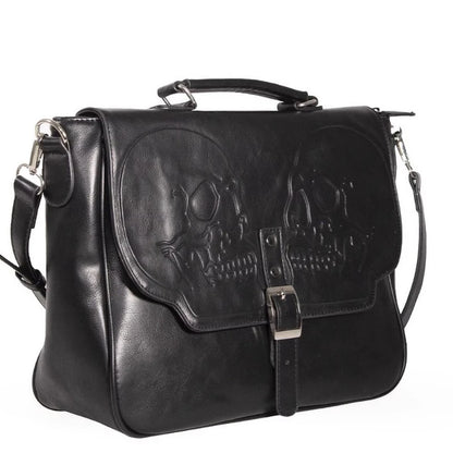 Vintage Gothic Skull Hand or Shoulder Bag