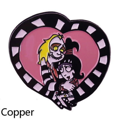 Beetlejuice Enamel Pins