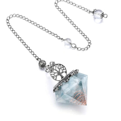 Crystal tree of life Pendulum