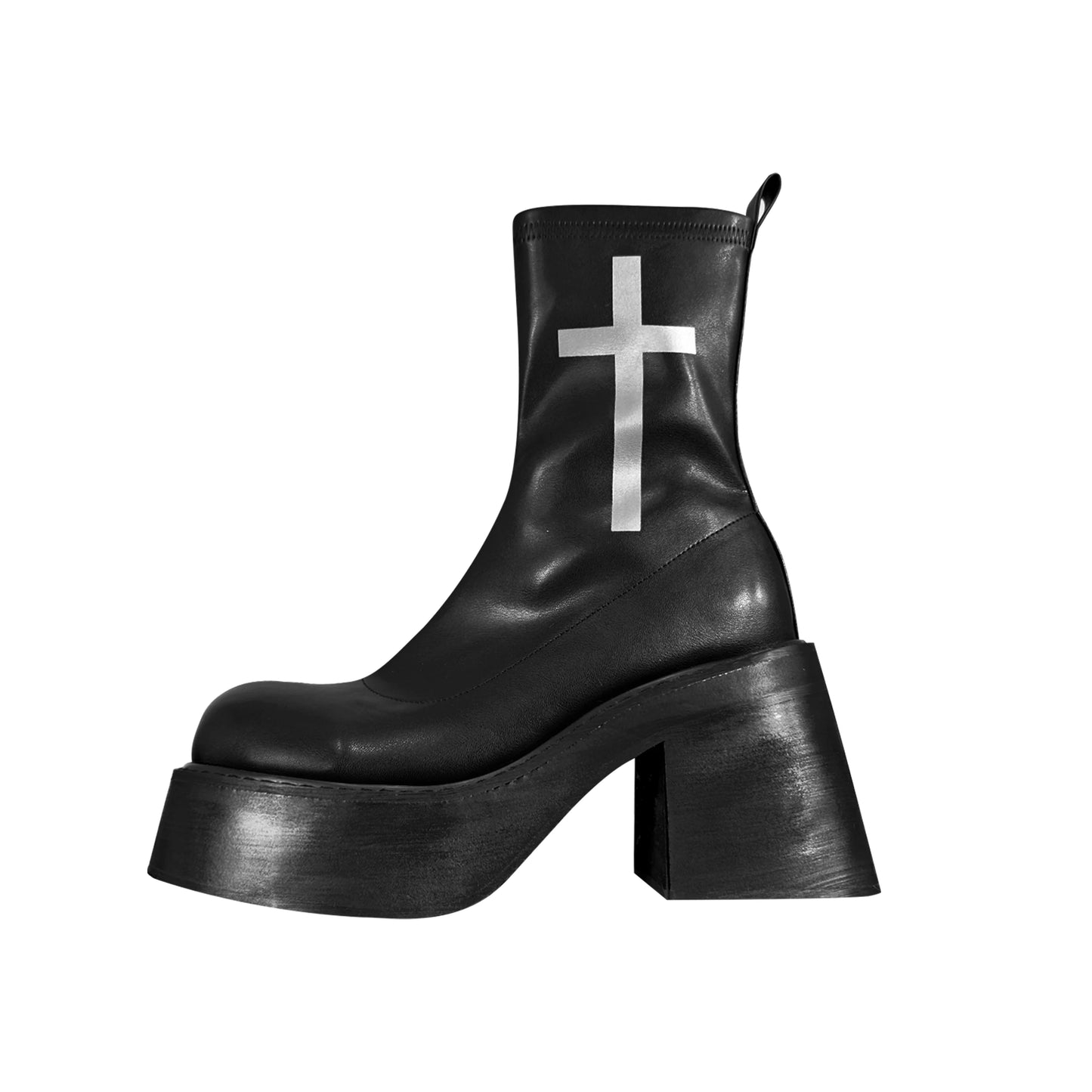 Gothic Platform Heel Vampire Boots