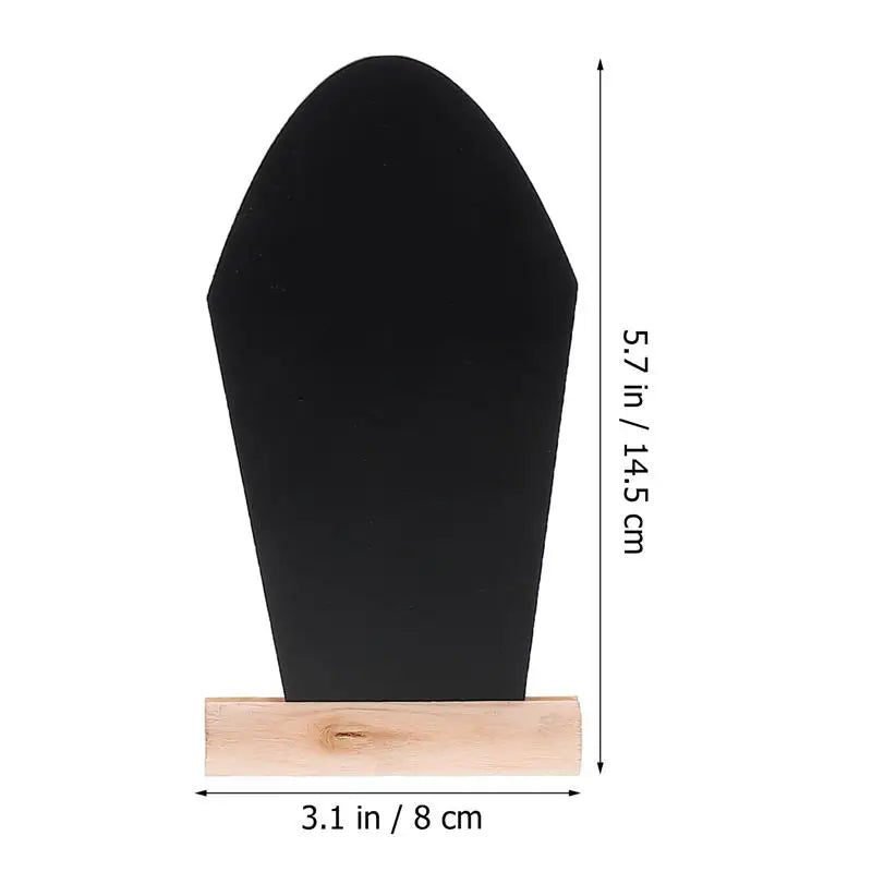 4pcs Wood Coffin Chalkboards