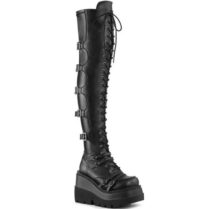 Knee High Goth Queen Boots