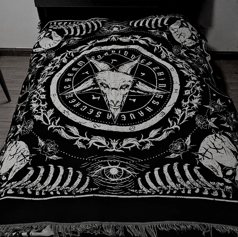 Baphomet Throw Blanket