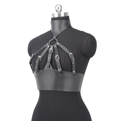 Strappy Choker Chest Harness