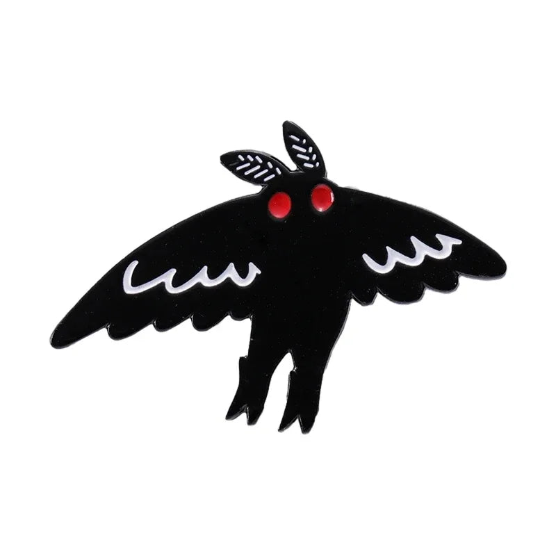 Mothman Enamel Pins