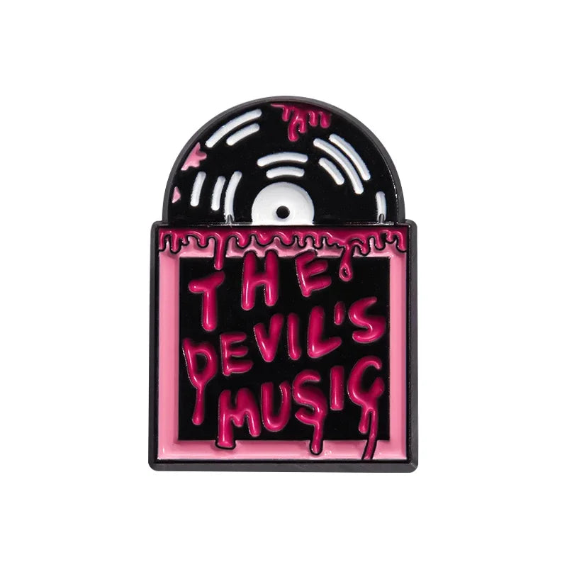 Pink Spooky Enamel Pins