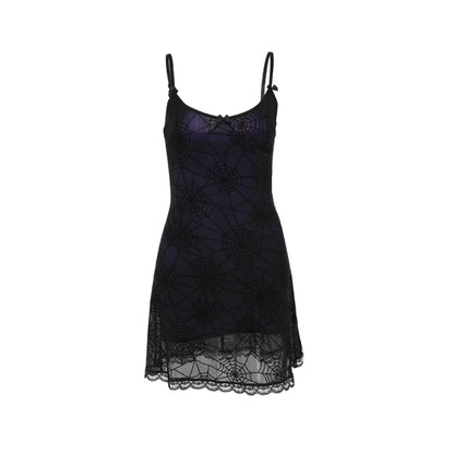 Violet Nights Spider Web Dress