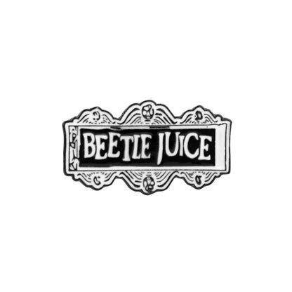 Beetlejuice Enamel Pins