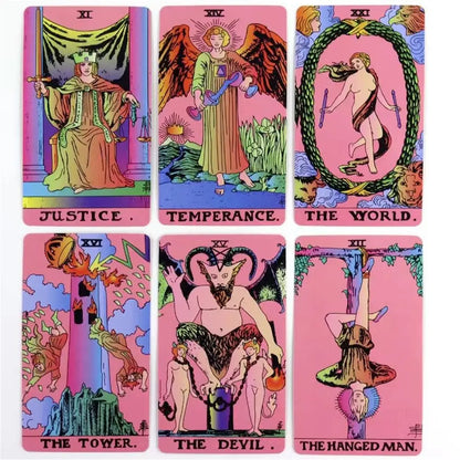 Pink Tarot Cards