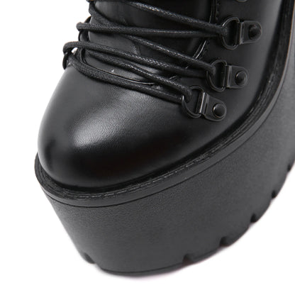 Black Baddie Platform Boots