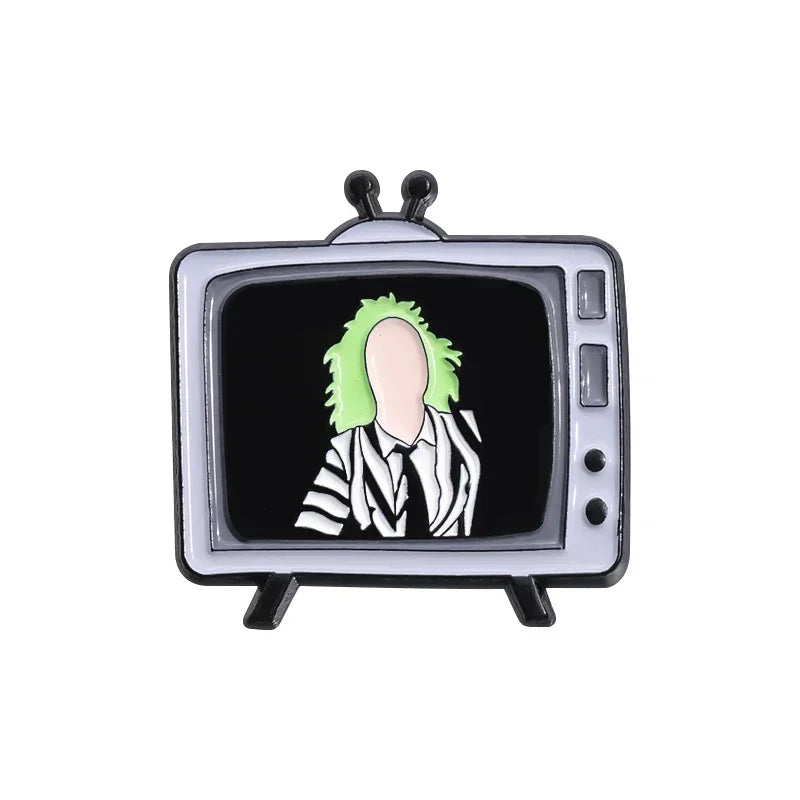 Beetlejuice Enamel Pins