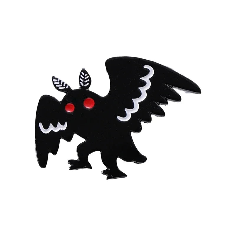 Mothman Enamel Pins