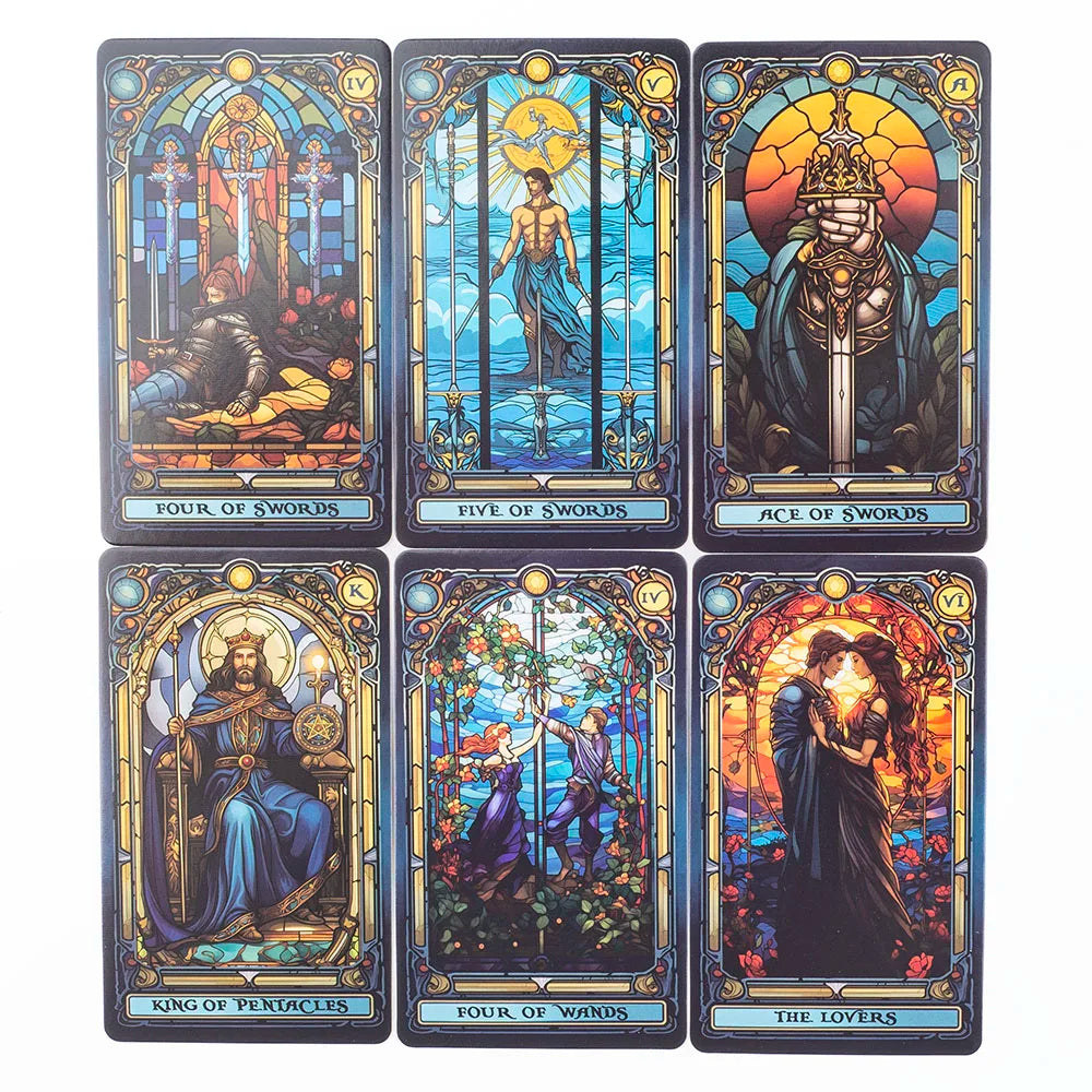 Stained Glass Tarot Cards