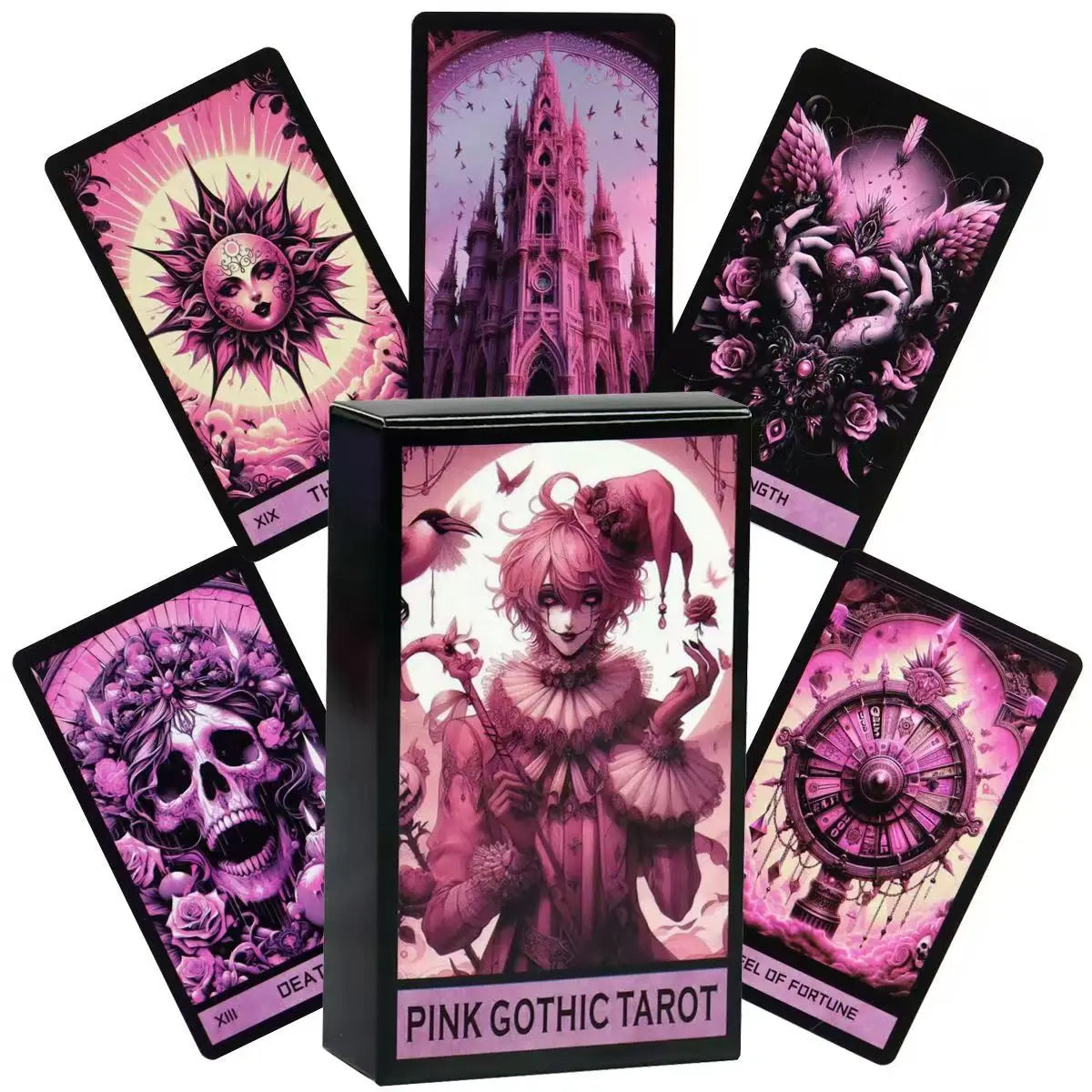 Pink Gothic Tarot Cards