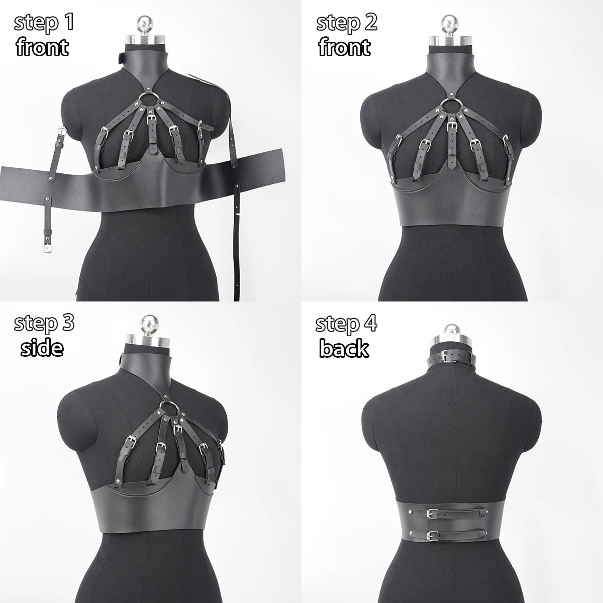 Strappy Choker Chest Harness