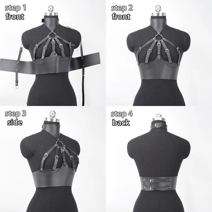 Strappy Choker Chest Harness