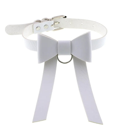 White Punk Choker Necklace