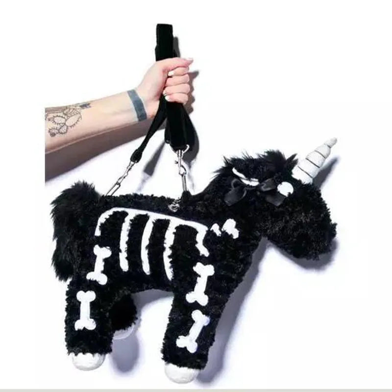 Dark Punk Dead Unicorn Bag