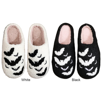 Bat Plush House Slippers