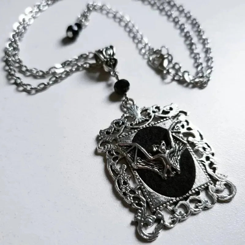 Batty Cameo Necklace