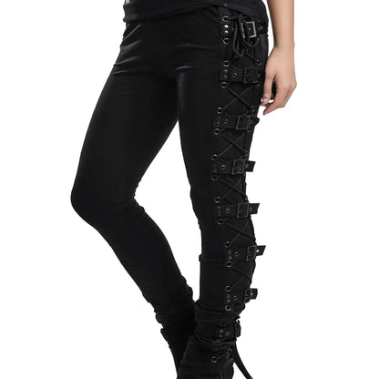 Gothic Buckled Alternative Pants