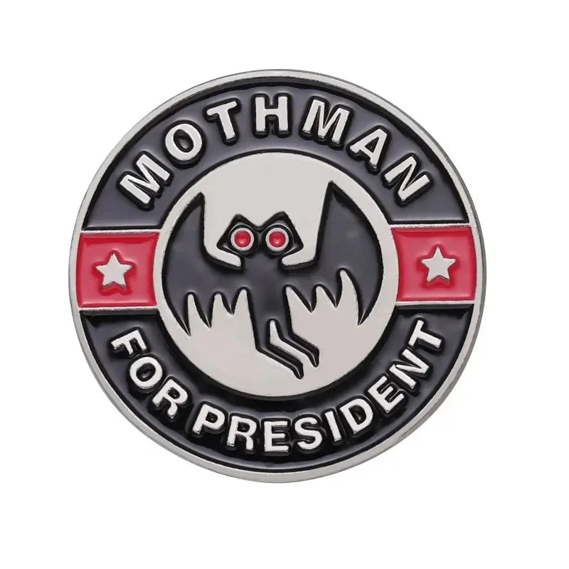 Mothman Enamel Pins